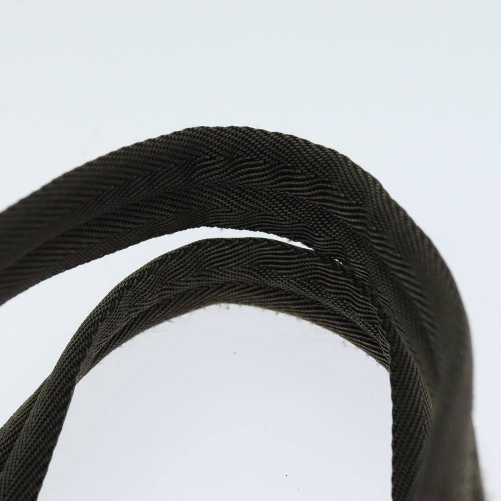 PRADA Hand Bag Nylon Khaki Auth ac2986 - Picture 8 of 16